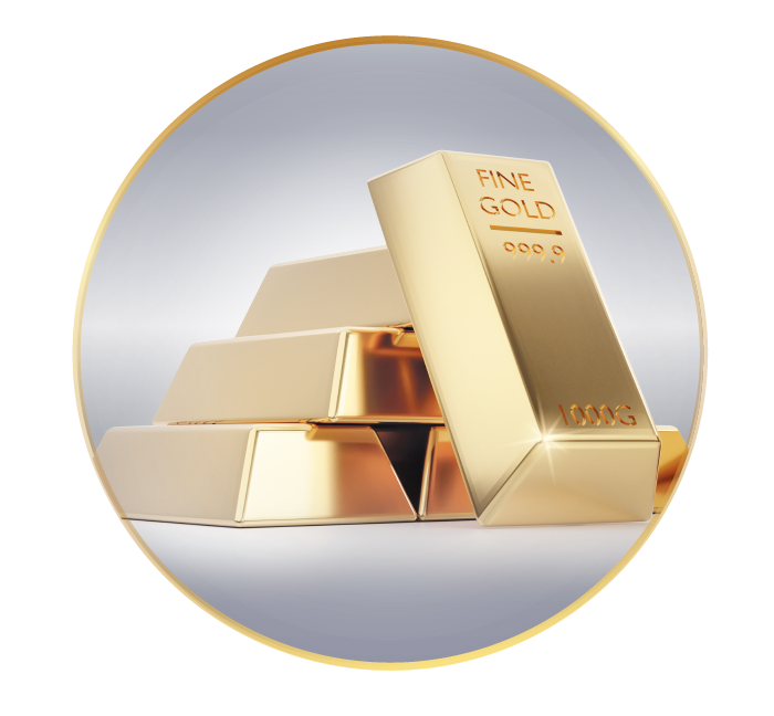 Золото в слитках